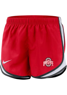 Nike Ohio State Buckeyes Womens Red Tempo Shorts