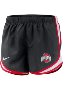 Nike Ohio State Buckeyes Womens Black Tempo Shorts
