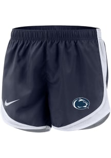 Nike Penn State Nittany Lions Womens Navy Blue Tempo Shorts