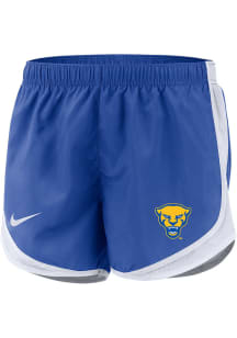 Nike Pitt Panthers Womens Blue Tempo Shorts