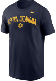 Nike Central Oklahoma Bronchos Navy Blue Core Design Short Sleeve T Shirt