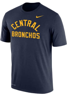 Nike Central Oklahoma Bronchos Navy Blue Core Short Sleeve T Shirt