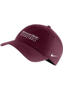 Nike Missouri State Bears Basketball Campus Adjustable Hat - Maroon