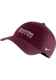 Nike Missouri State Bears Swim and Dive Campus Adjustable Hat - Maroon