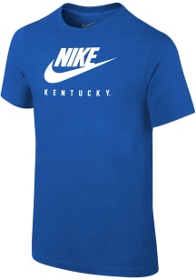Nike Kentucky Wildcats Youth Royal Blue Core Cotton Short Sleeve T-Shirt