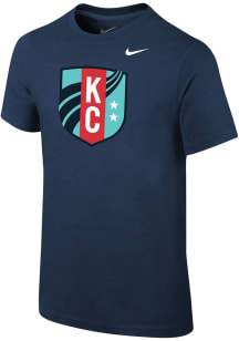 Nike KC Current Youth Navy Blue Primary Logo Short Sleeve T-Shirt