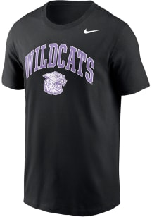 Nike K-State Wildcats Black DRI-FIT Cotton Short Sleeve T Shirt