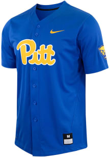 Nike Pitt Panthers Mens Blue Replica Baseball Jersey