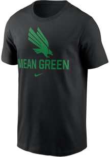 Nike North Texas Mean Green Black Dri-FIT Cotton Short Sleeve T Shirt