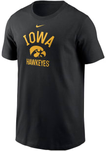 Nike Iowa Hawkeyes Boys Black No 1 Design Short Sleeve T-Shirt