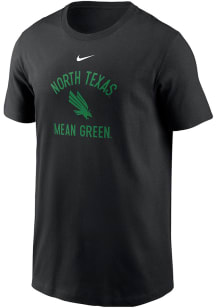 Nike North Texas Mean Green Boys Black No 1 Design Short Sleeve T-Shirt