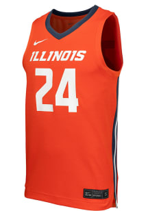 Nike Illinois Fighting Illini Orange Replica Jersey