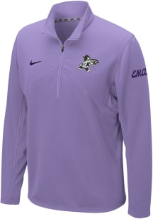 Nike K-State Wildcats Mens Lavender DriFIT Training Willie Long Sleeve Qtr Zip Pullover