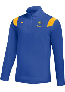 Nike Pitt Panthers Mens Blue Coach Light Weight Jacket