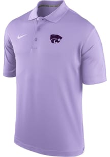 Nike K-State Wildcats Mens Lavender Powercat Varsity Short Sleeve Polo