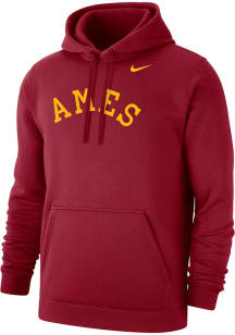 Nike Iowa State Cyclones Mens Cardinal Jack Trice Anniversary Long Sleeve Hoodie