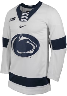 Nike  Penn State Nittany Lions Mens White Replica Design Hockey Jersey