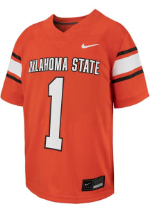 Nike Oklahoma State Cowboys Youth Orange Replica No 1 Football Jersey