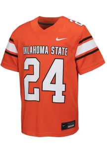 Nike Oklahoma State Cowboys Toddler Orange Replica No 24 Football Jersey
