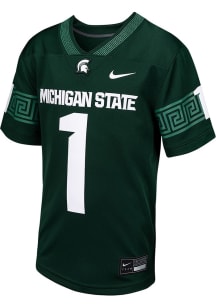 Nike Michigan State Spartans Toddler Green Replica No 1 Football Jersey