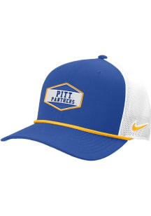 Nike Pitt Panthers Visor Rope Name Trucker Adjustable Hat - Blue