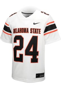 Nike Oklahoma State Cowboys Youth White Alt Football Jersey