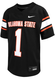 Nike Oklahoma State Cowboys Youth Black Alt 2 No 1 Football Jersey