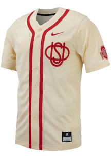 Nike Ohio State Buckeyes Mens White Replica Baseball Jersey