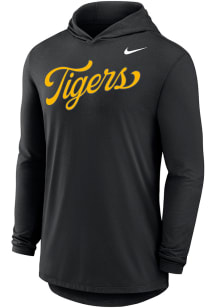 Nike Missouri Tigers Mens Black Script Long Sleeve Lightweight Hoodie