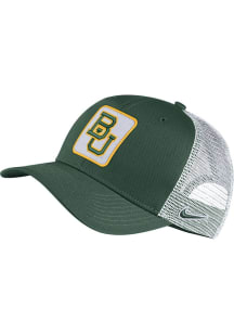 Nike Baylor Bears C99 Trucker Adjustable Hat - Green