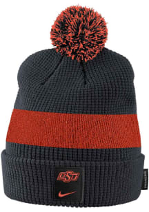 Nike Oklahoma State Cowboys Orange Sideline Pom Beanie Mens Knit Hat