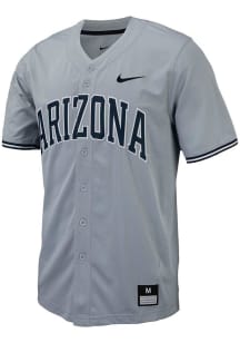 Nike Arizona Wildcats Mens Grey Replica Baseball Jersey