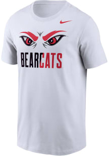 Nike Cincinnati Bearcats White Dri Fit Eyes Short Sleeve T Shirt