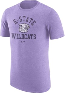 Nike K-State Wildcats Lavender Vintage Triblend Short Sleeve Fashion T Shirt