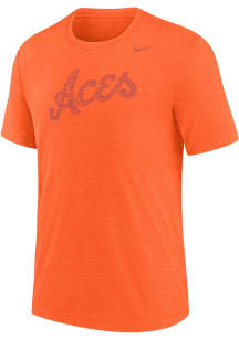 Nike Evansville Purple Aces Orange Alt Logo Short Sleeve Fashion T Shirt
