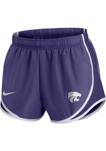 Nike K-State Wildcats Womens Purple Tempo Shorts
