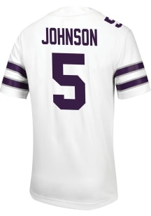 Avery Johnson  Nike K-State Wildcats White Game Name And Number Football Jersey