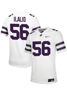 Damian Ilalio  Nike K-State Wildcats White NIL Game Football Jersey