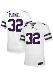 Desmond Purnell  Nike K-State Wildcats White NIL Game Football Jersey