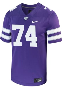 Alex Key  Nike K-State Wildcats Purple NIL Game Football Jersey