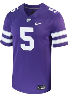 Avery Johnson  Nike K-State Wildcats Purple Game Football Jersey