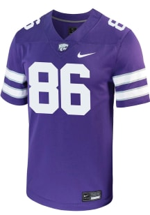 Garrett Oakley  Nike K-State Wildcats Purple NIL Game Football Jersey