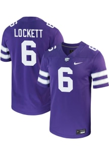 Sterling Lockett  Nike K-State Wildcats Purple NIL Game Football Jersey