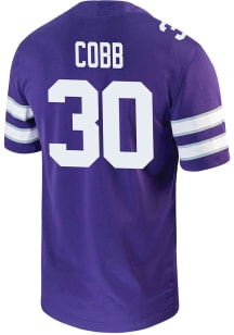 Teagan Cobb  Nike K-State Wildcats Purple NIL Game Football Jersey