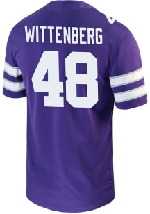 Zach Wittenberg  Nike K-State Wildcats Purple NIL Game Football Jersey