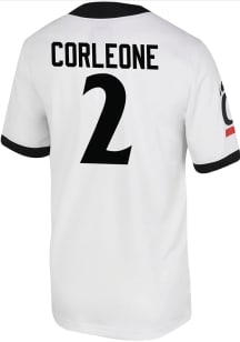 Dontay Corleone  Nike Cincinnati Bearcats White Game Name And Number Football Jersey