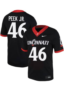 Antwan Peek Jr.  Nike Cincinnati Bearcats Black Game Name And Number Football Jersey