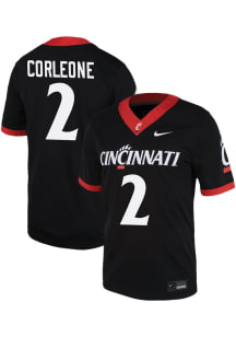 Dontay Corleone  Nike Cincinnati Bearcats Black Game Name And Number Football Jersey