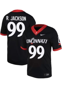 Rob Jackson  Nike Cincinnati Bearcats Black Game Name And Number Football Jersey