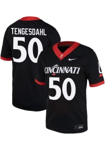 Evan Tengesdahl  Nike Cincinnati Bearcats Black Game Name And Number Football Jersey